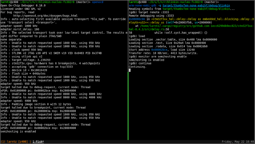 openocd and gdb